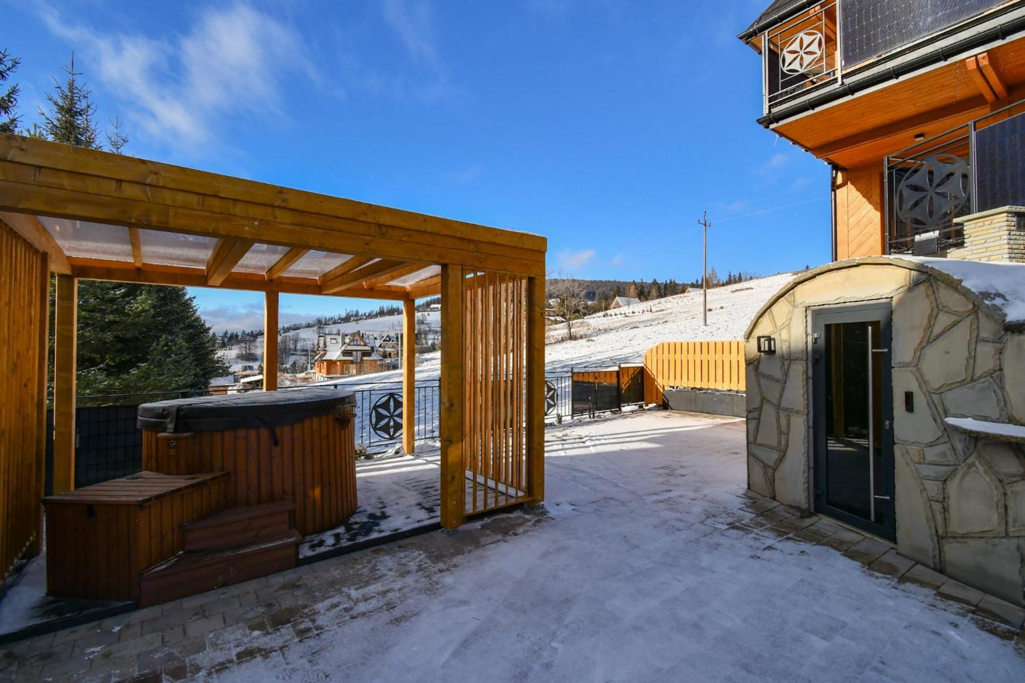 Salamandra Spa Jacuzzi, Sauny, Teznia, Panorama Tatr Kościelisko Zewnętrze zdjęcie